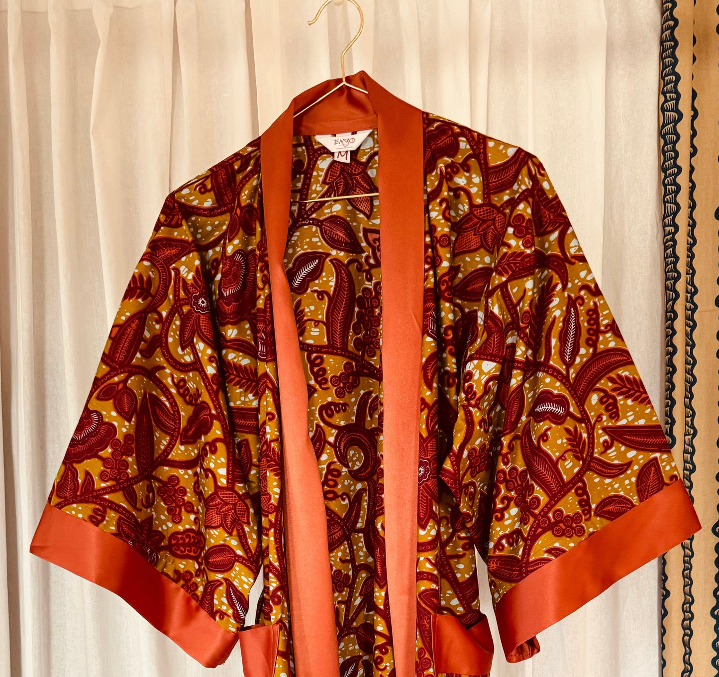Afrikimo Jacket "Rise and Shine II" - Royal Blue Satin