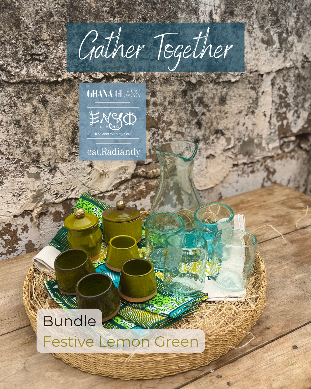 "Gather Together" Bundle - Festive Lemon Green