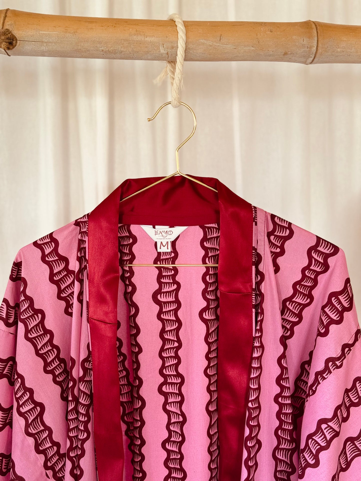 Afrikimo "Sugarcane II"- Weinroter Satin