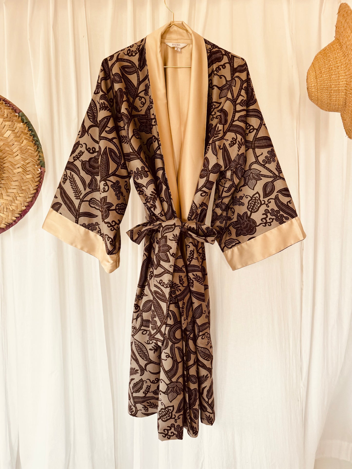 Wendbarer Afrikimo "Rise and Shine IV" - Creme Satin