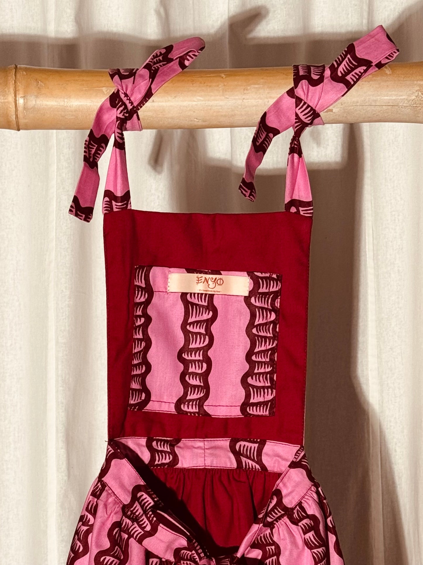 Kids - Reversible Apron “Sugar Cane II” - Petite Mademoiselle