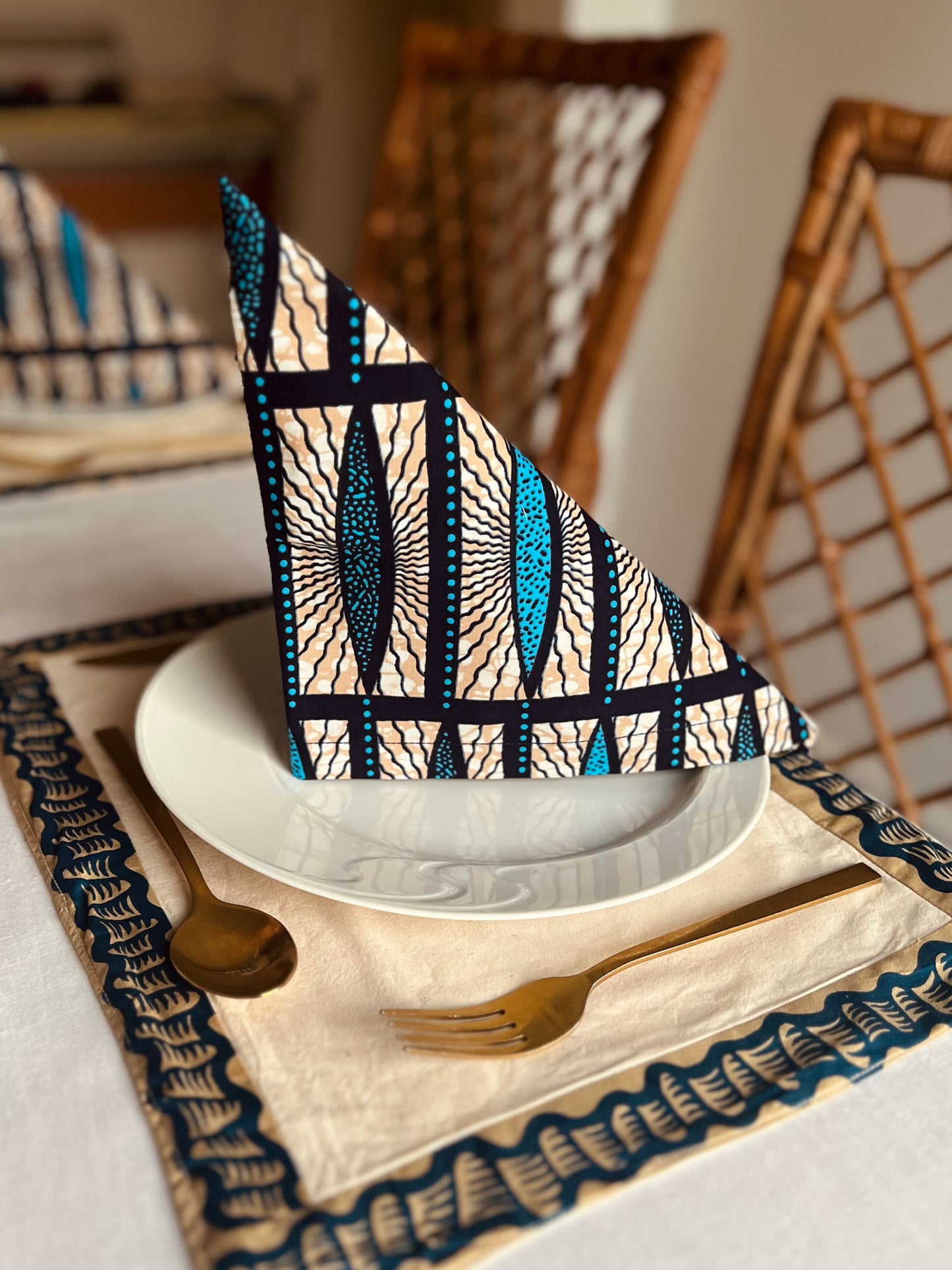 Table Napkin "Sunlit Tide" - Set of 4