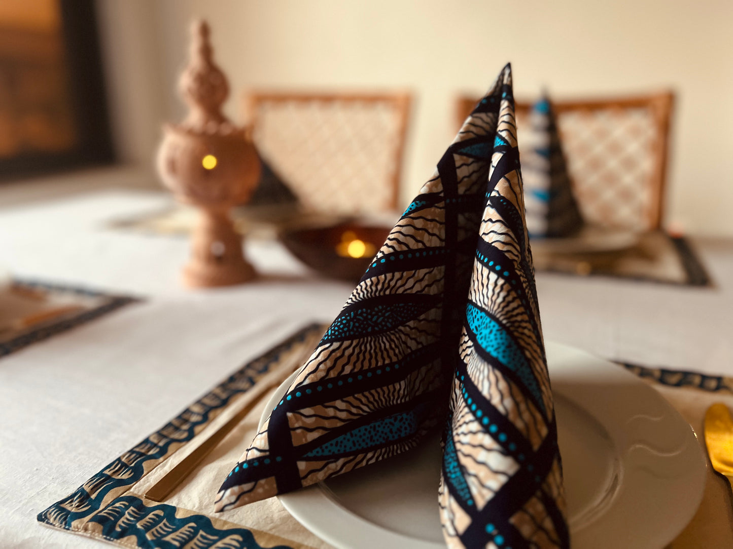 Table Napkin "Sunlit Tide" - Set of 4