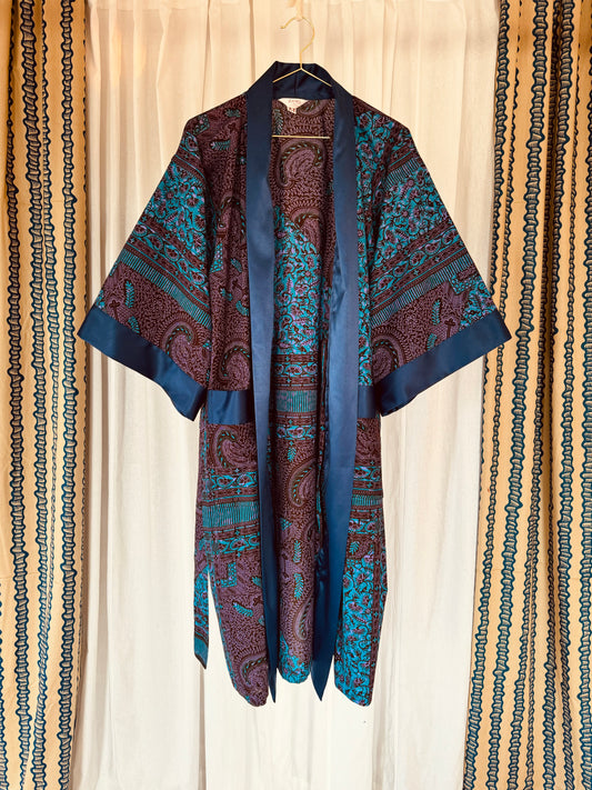 Afrikimo "Morning Glory II" - Royal Blue Satin