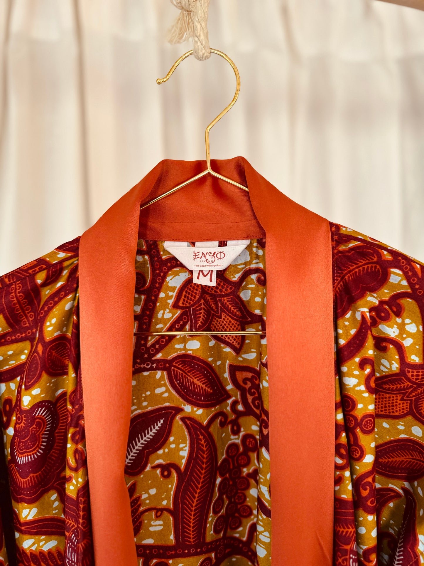 Afrikimo "Rise and Shine III" - Burnt Orange Satin