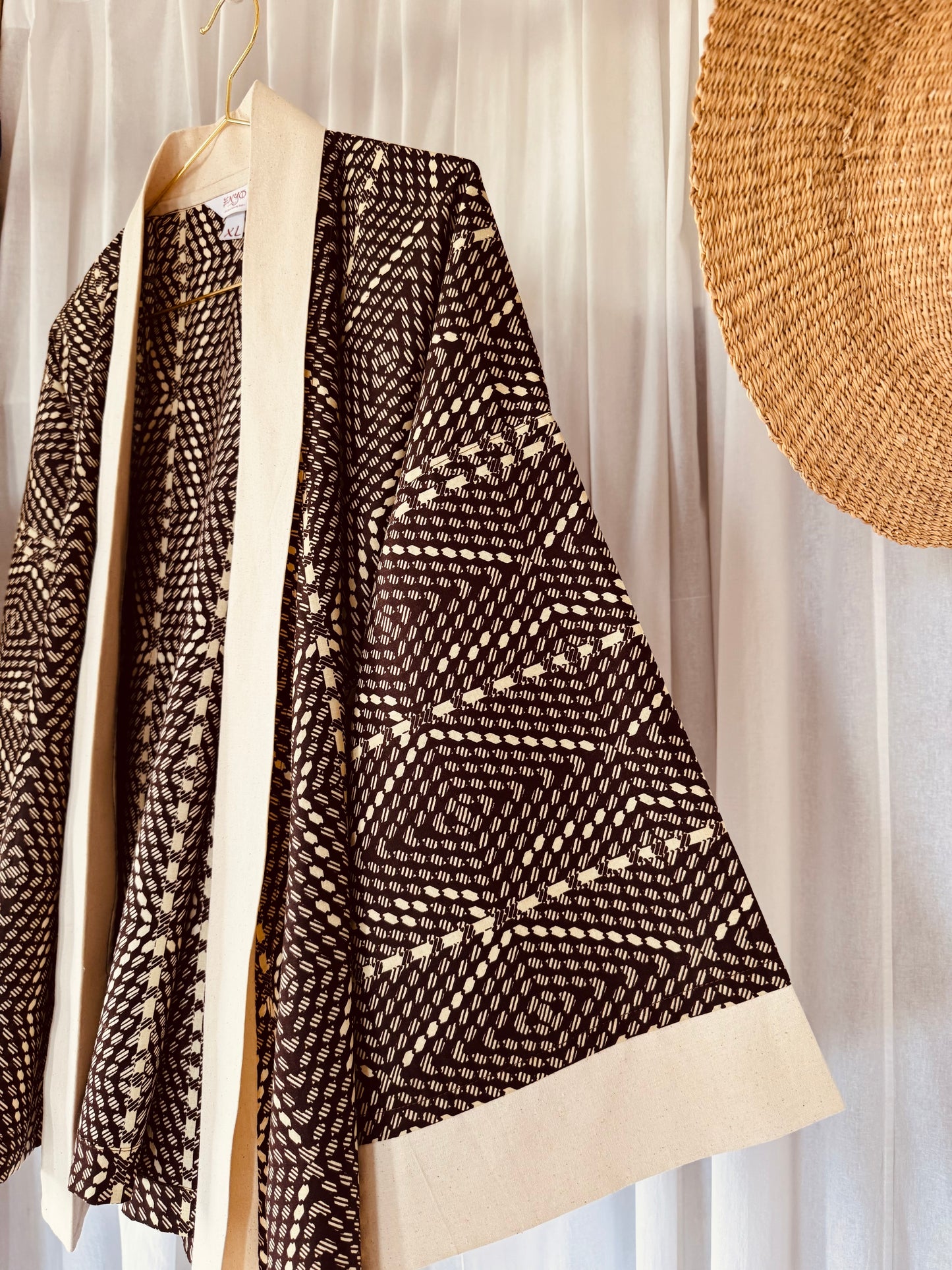 Afrikimo Jacket "Shine like a Diamond" - Creme Natural Cotton