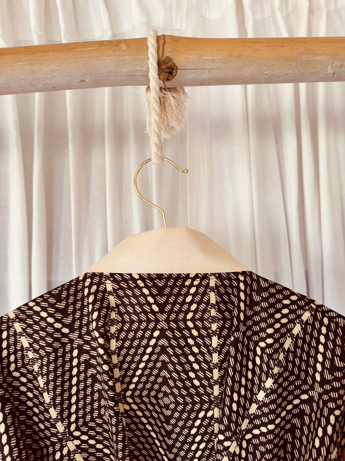 Afrikimo Jacket "Shine like a Diamond" - Creme Natural Cotton