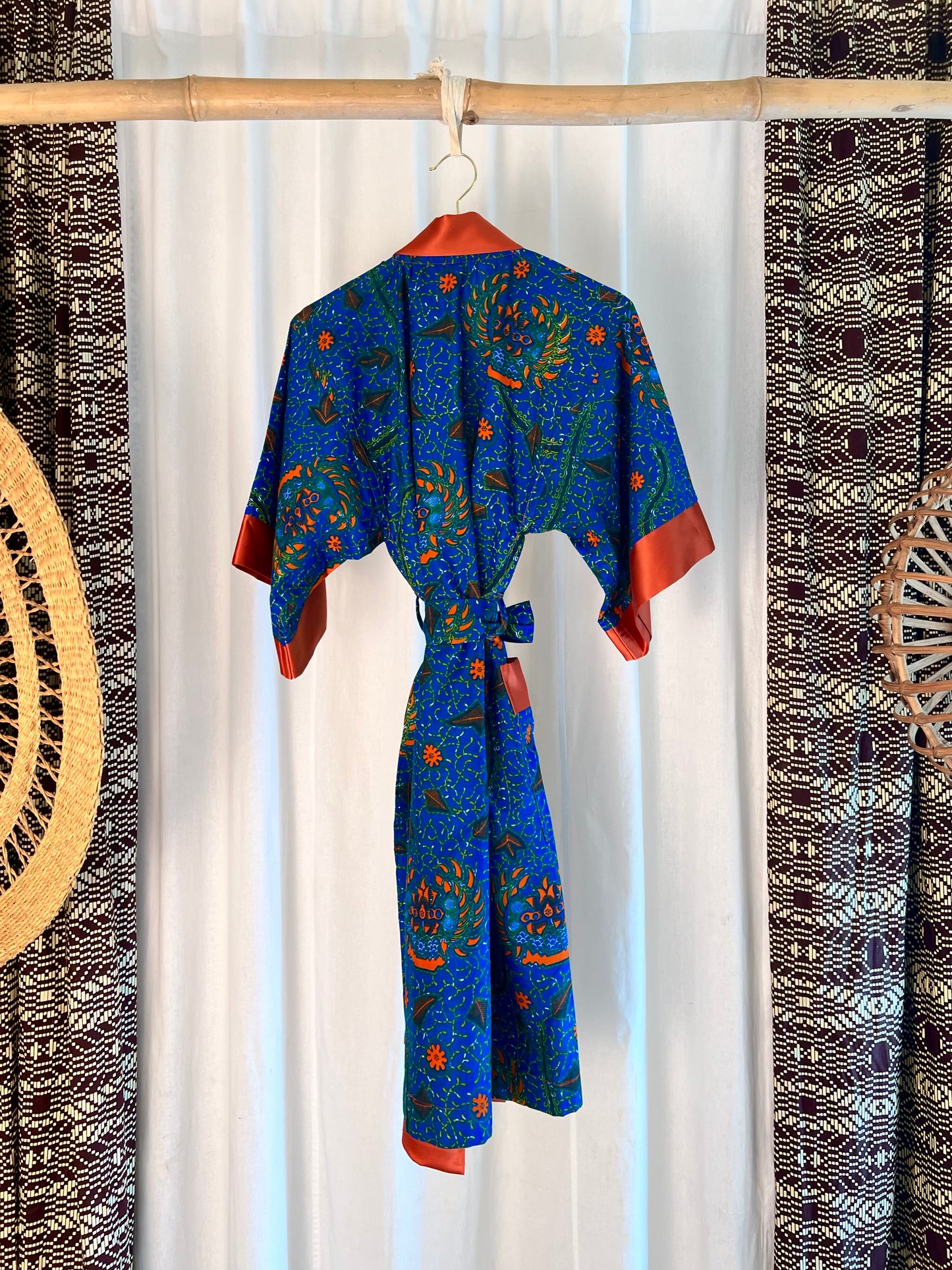 Afrikimo "Bloom" - Burnt Orange Satin