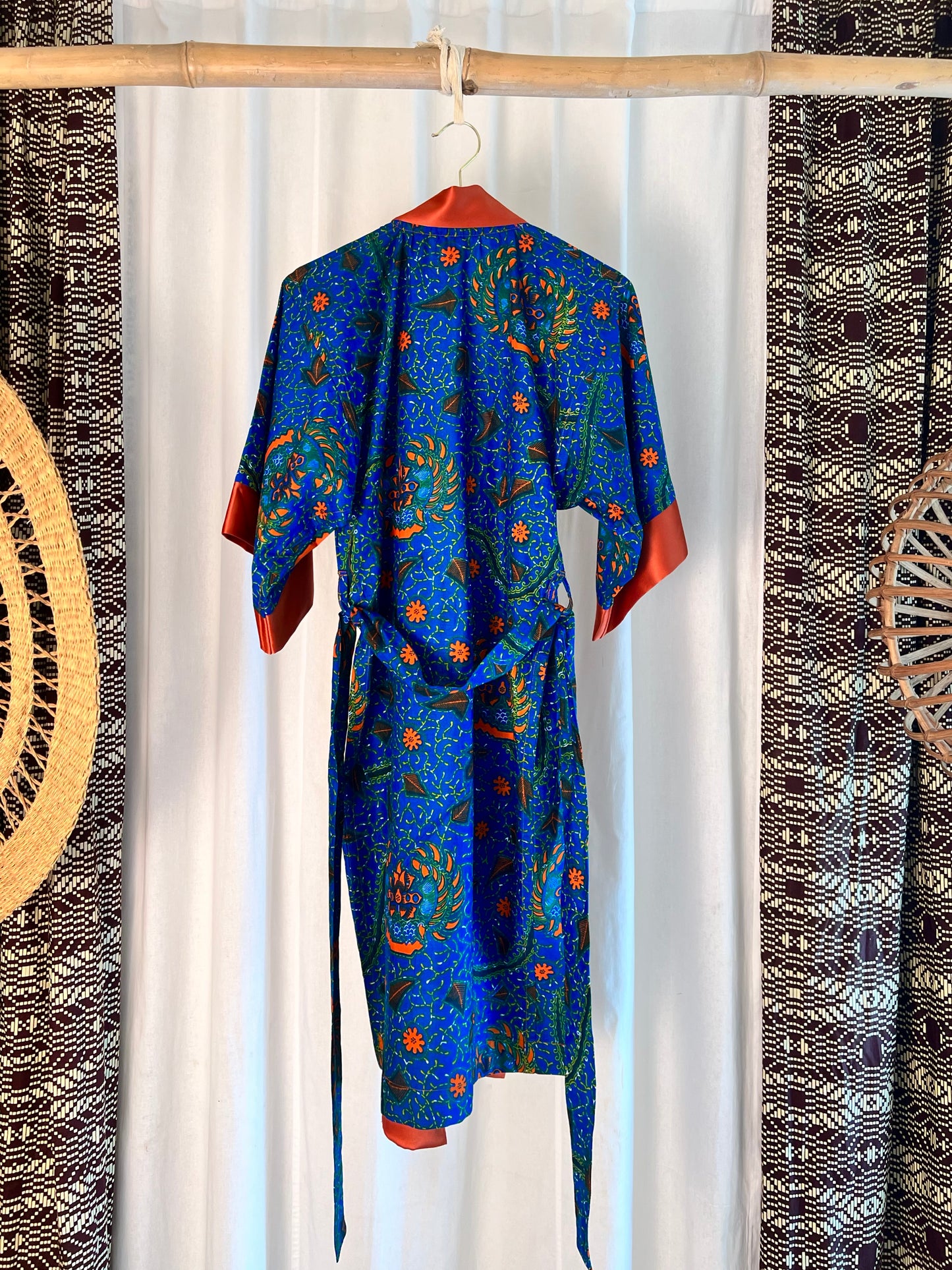 Afrikimo "Bloom" - Burnt Orange Satin