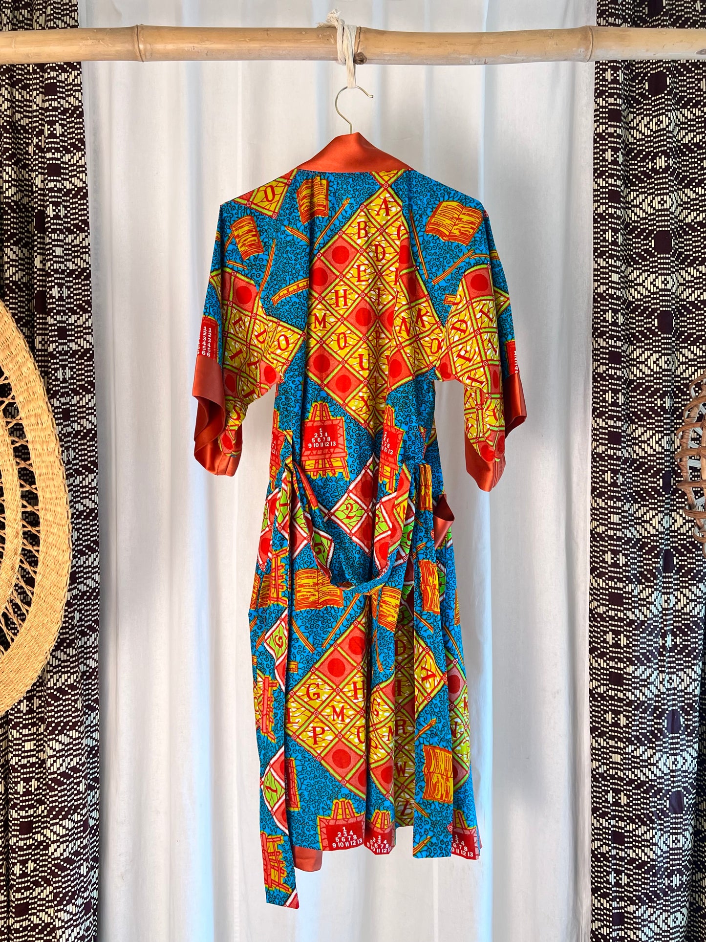 Afrikimo "Enigma" - Burnt Orange Satin