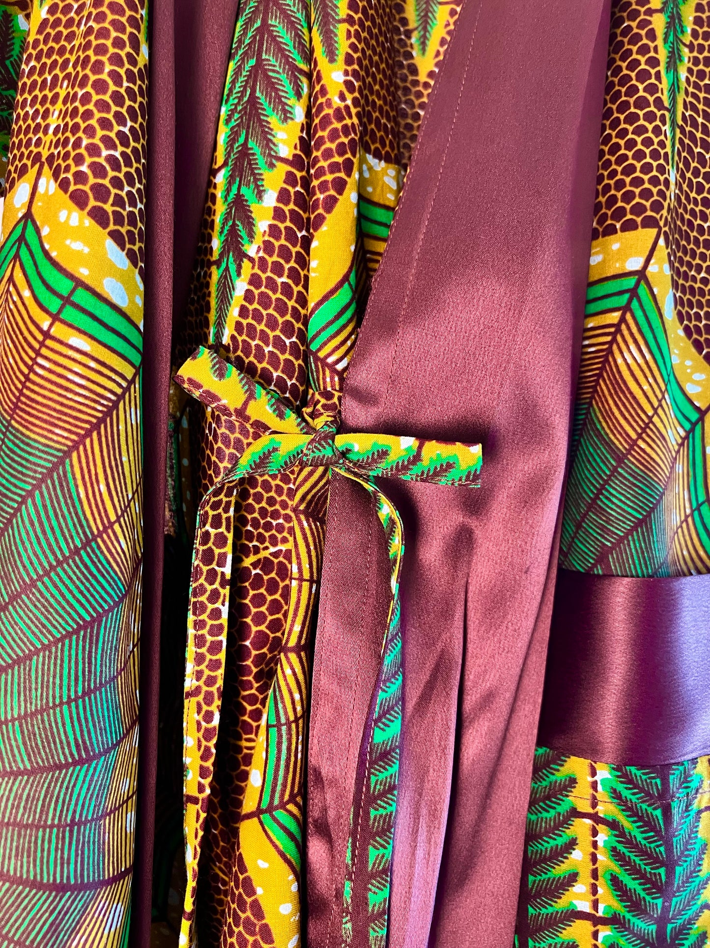 Afrikimo "Ananse" - Deep Brown Satin