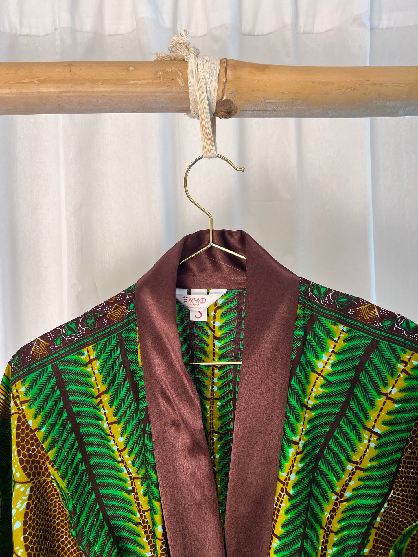 Afrikimo "Ananse" - Deep Brown Satin