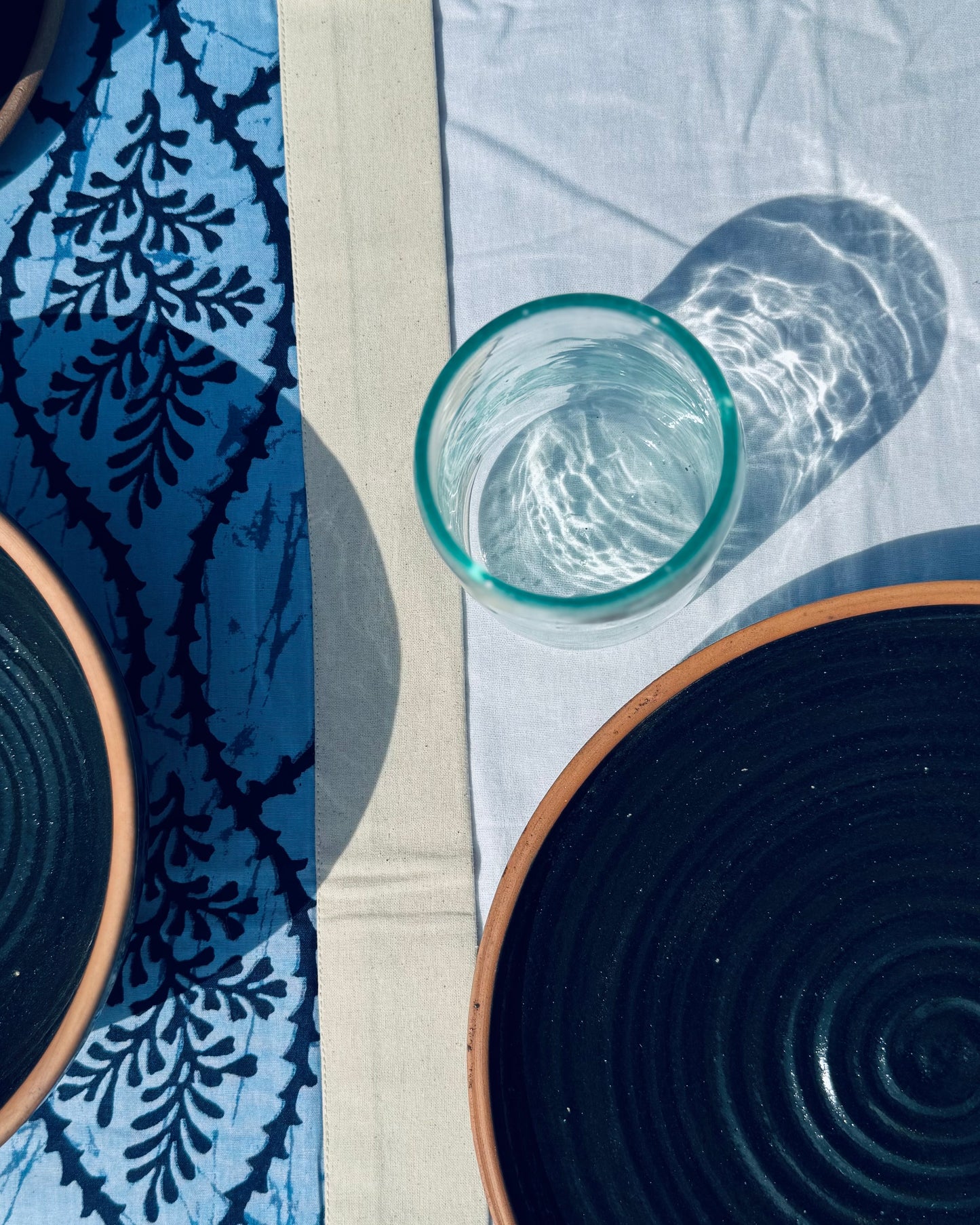 Glass Cup "Ocean Green"