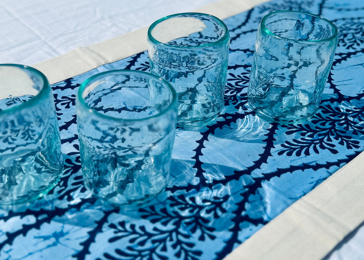 Glass Cup "Ocean Green"