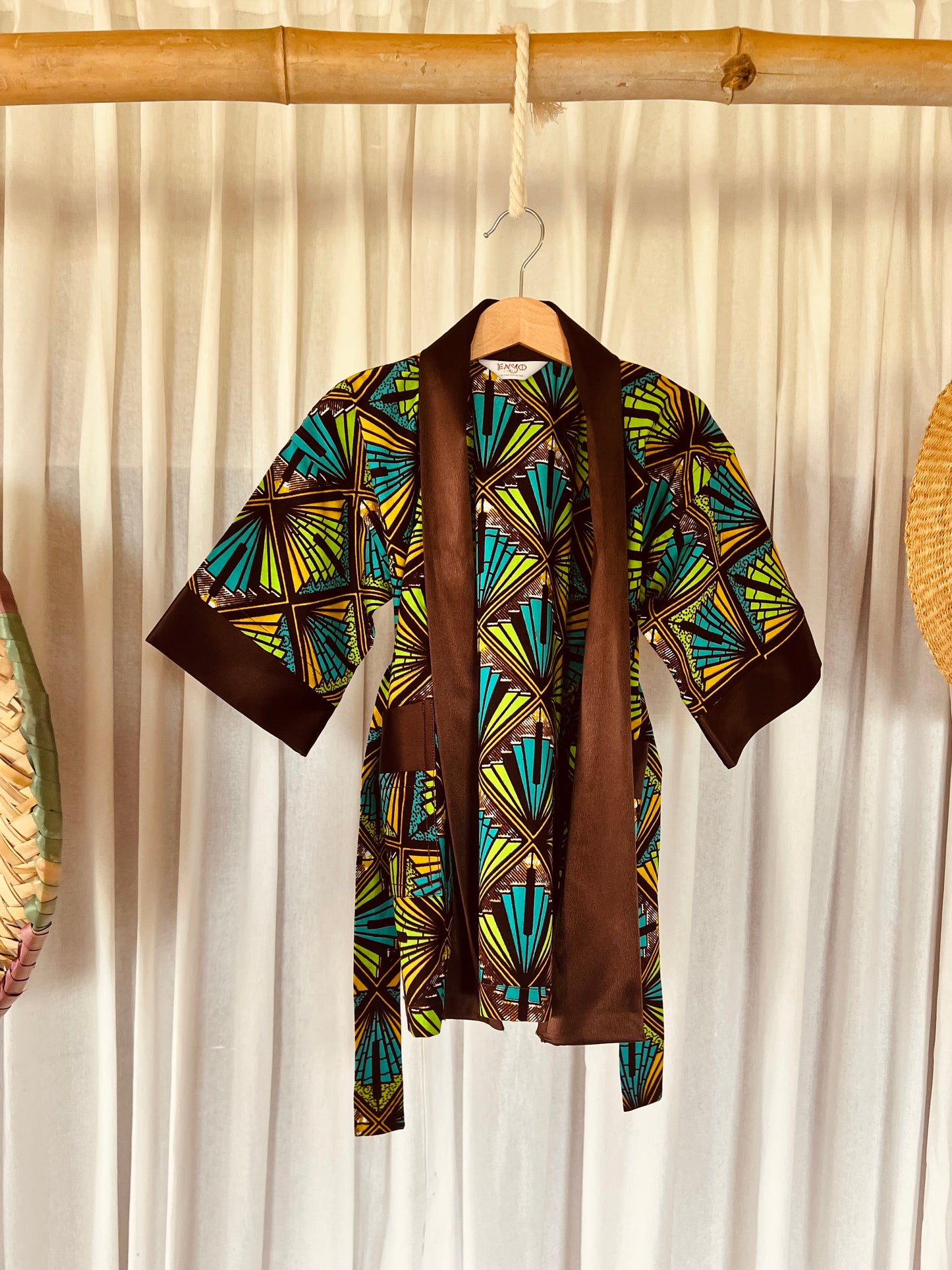 Kids - Afrikimo "Piano Bar" - Dark Brown Satin