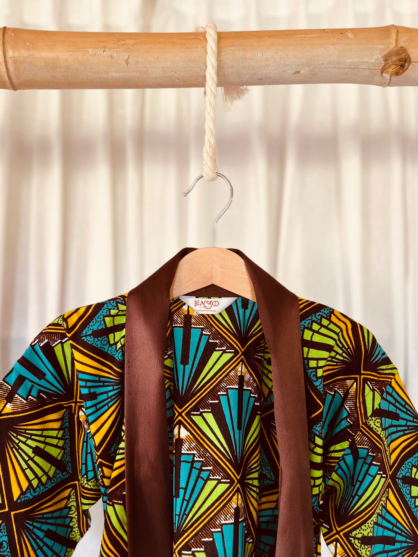 Kids - Afrikimo "Piano Bar" - Dark Brown Satin