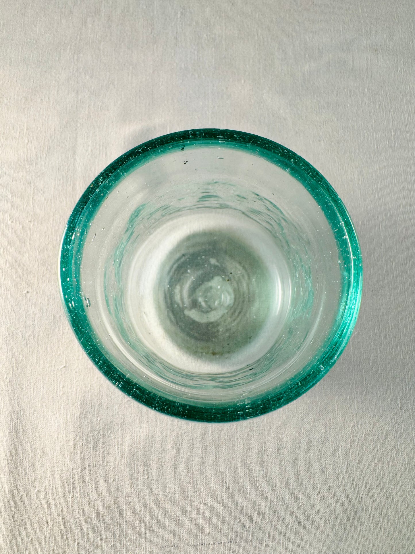 Glass Cup "Ocean Green"