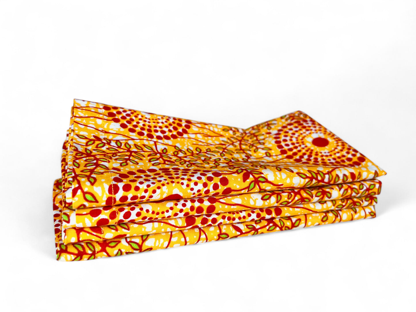 Tischservietten "Foliage Fireworks" - 4er Set