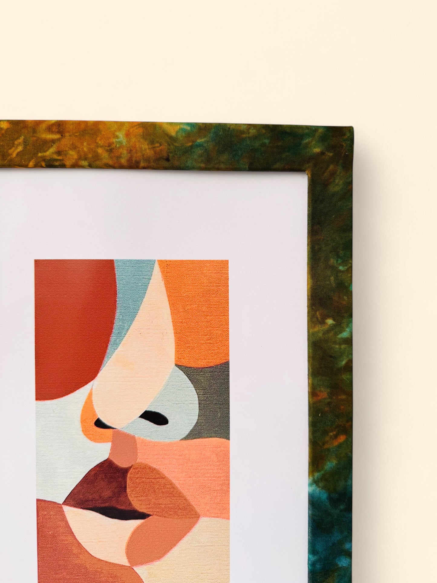 Picture Frame "Zee’s Green & Brown - Picasso", A4