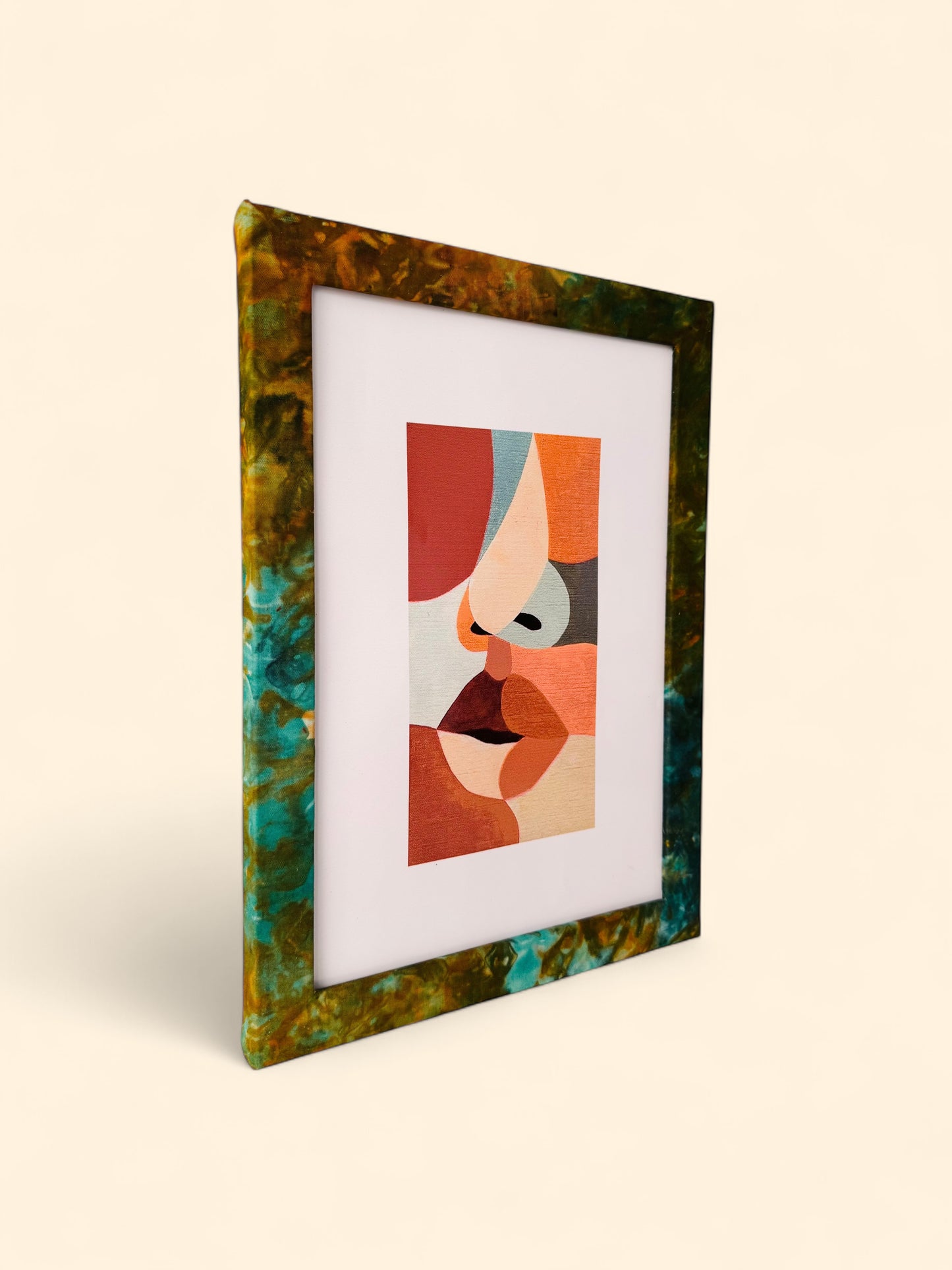 Picture Frame "Zee’s Green & Brown - Picasso", A4