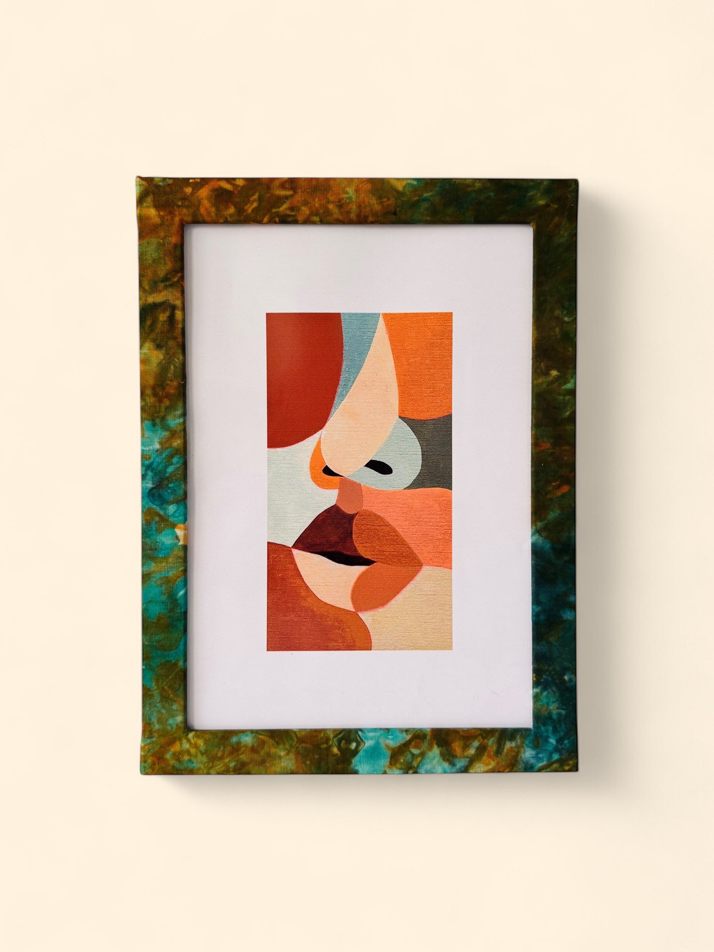 Picture Frame "Zee’s Green & Brown - Picasso", A4