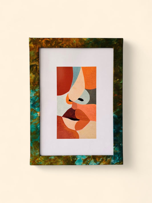Picture Frame "Zee’s Green & Brown - Picasso", A4