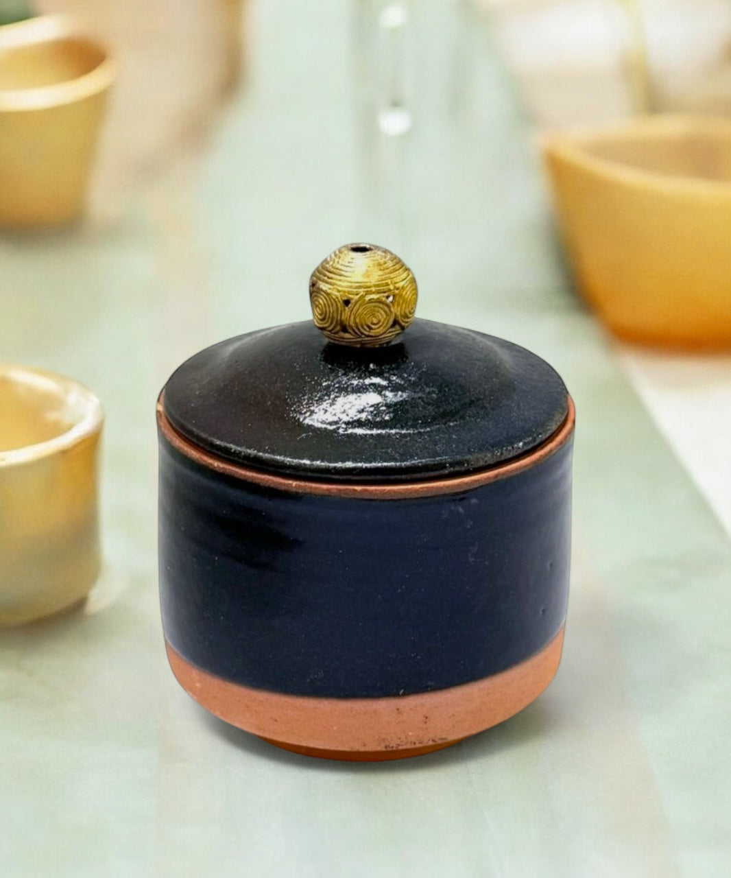 Small Canister "Neem" - Midnight Blue