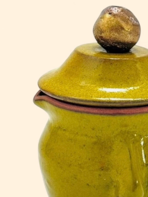 Milk Jug "Neem Face" - Chartreuse