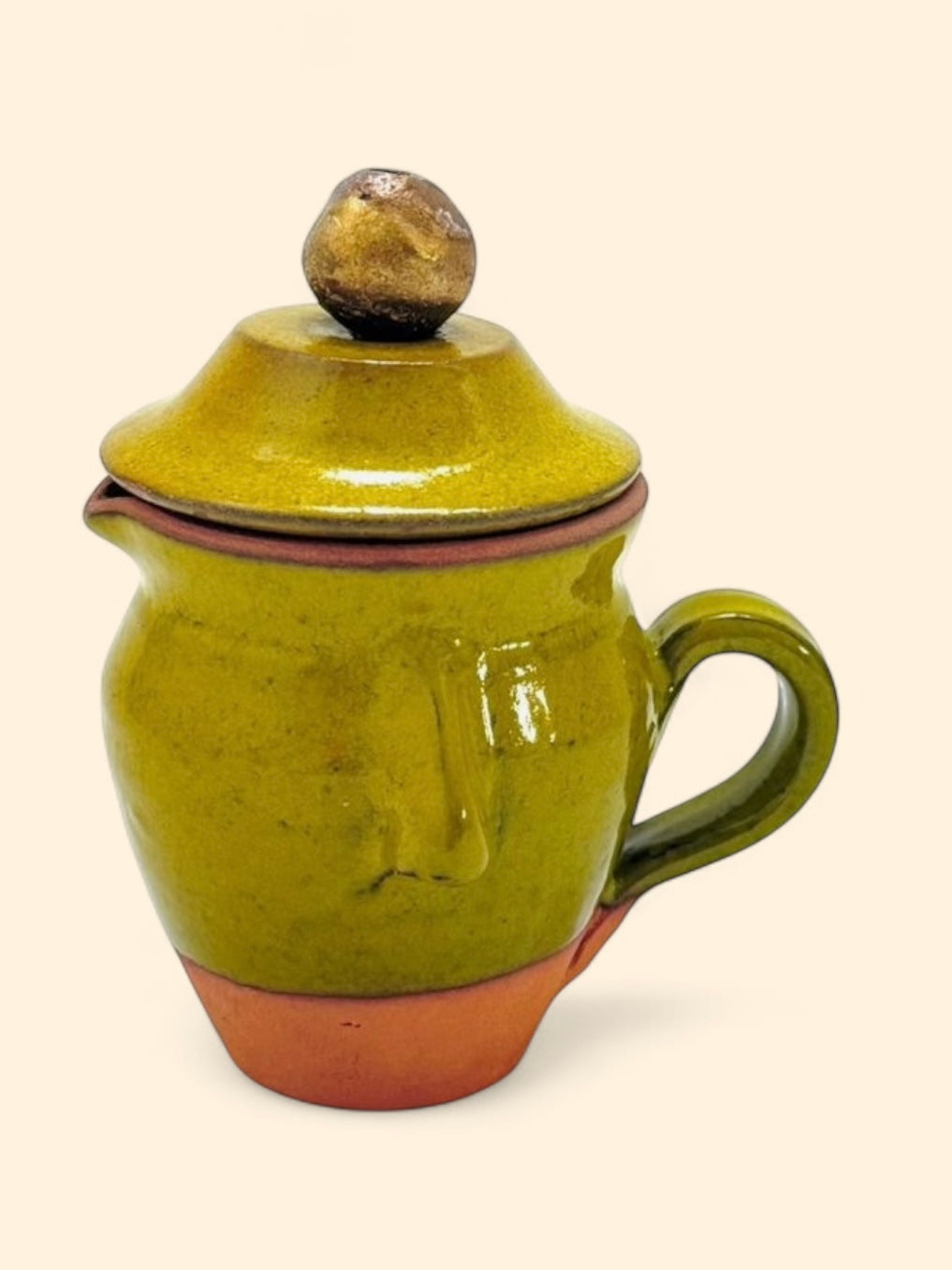 Milk Jug "Neem Face" - Chartreuse