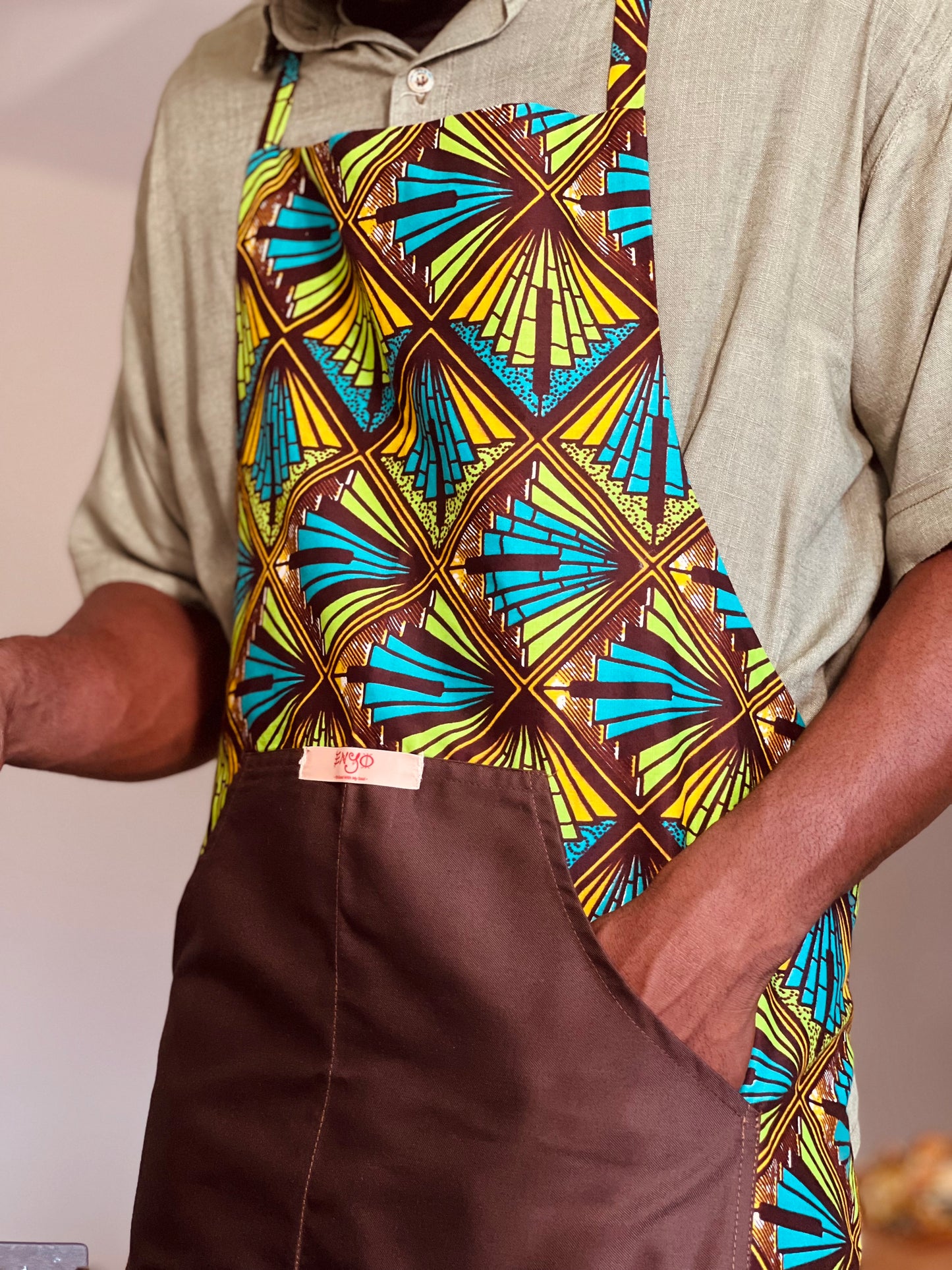 Reversible Apron "Piano Bar"