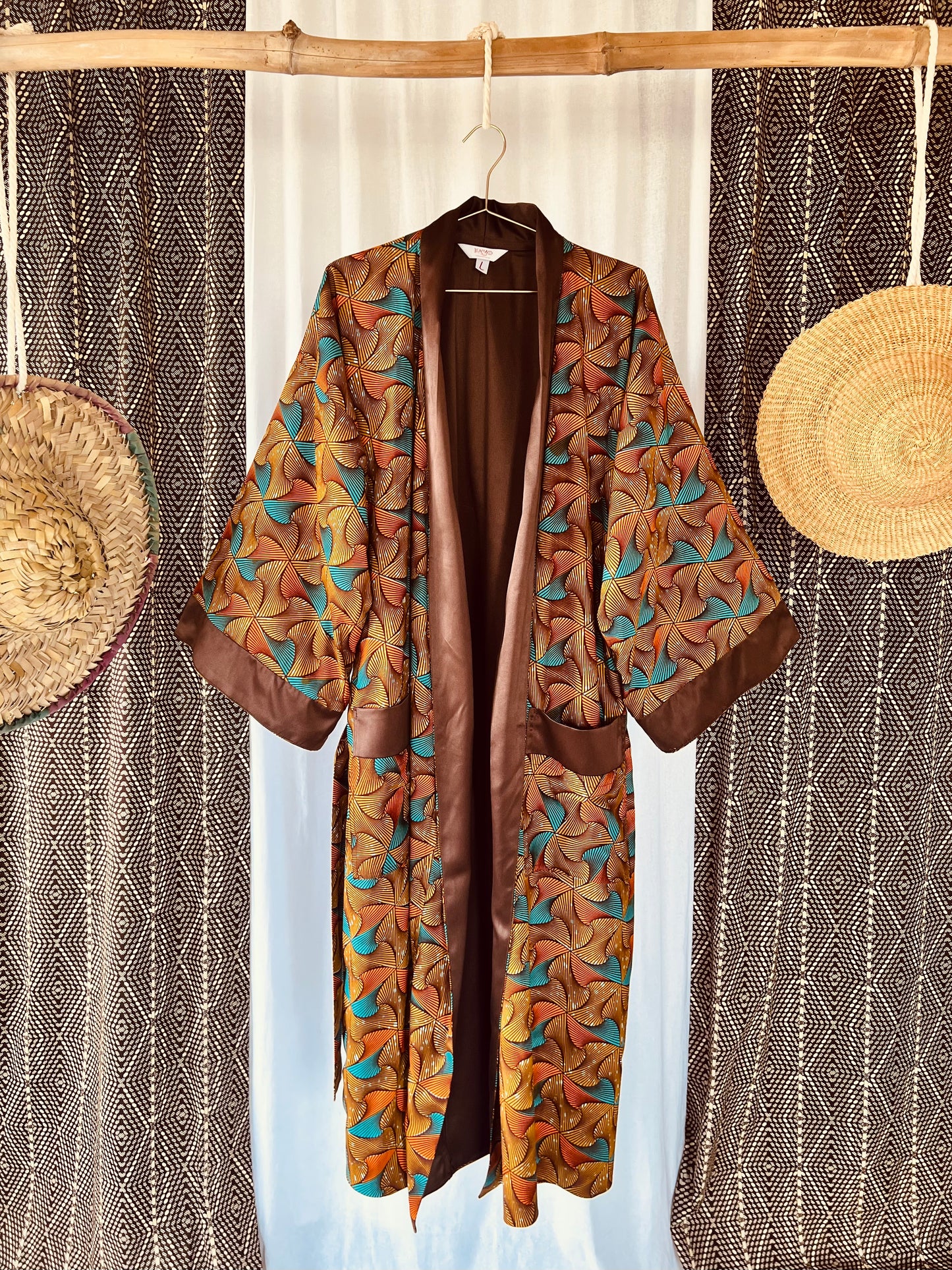 Reversible Kimono “Beating Drum III”