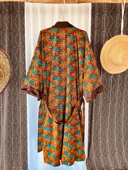 Reversible Kimono “Beating Drum III”