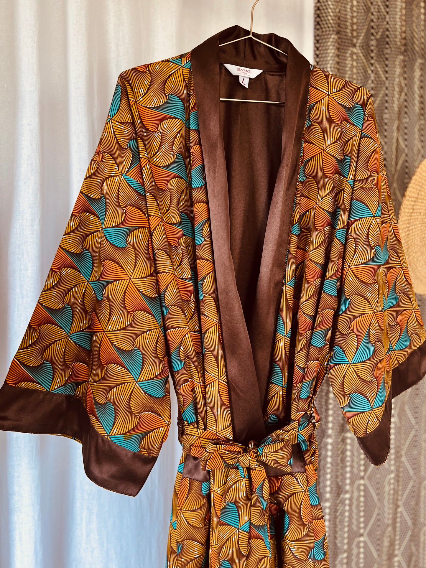 Reversible Kimono “Beating Drum III”