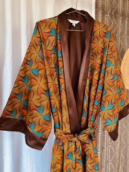 Reversible Kimono “Beating Drum III”