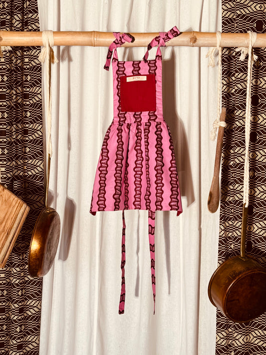 Kids - Reversible Apron “Sugar Cane II” - Petite Mademoiselle
