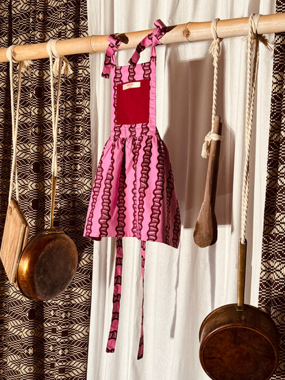 Kids - Reversible Apron “Sugar Cane II” - Petite Mademoiselle