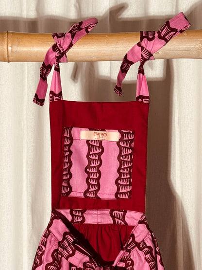 Kids - Reversible Apron “Sugar Cane II” - Petite Mademoiselle