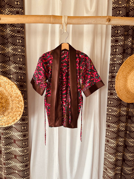Kids - Afrikimo “Blooming Bliss II ”- Brown Satin