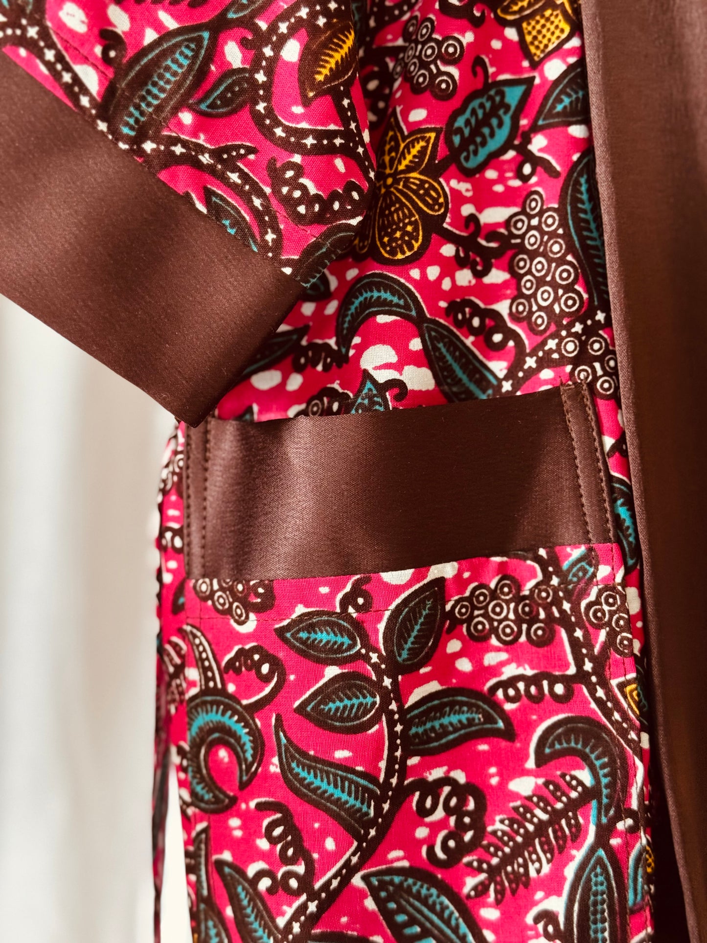 Kids - Afrikimo “Blooming Bliss II ”- Brown Satin