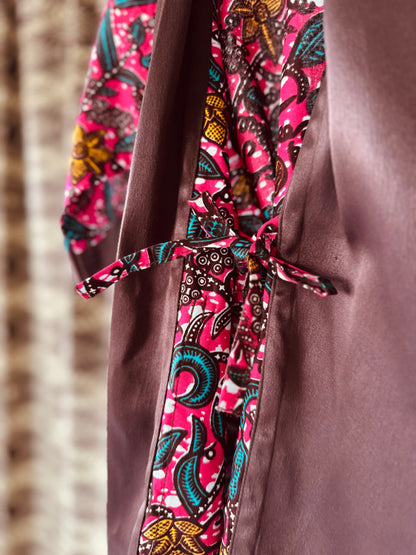 Kids - Afrikimo “Blooming Bliss II ”- Brown Satin