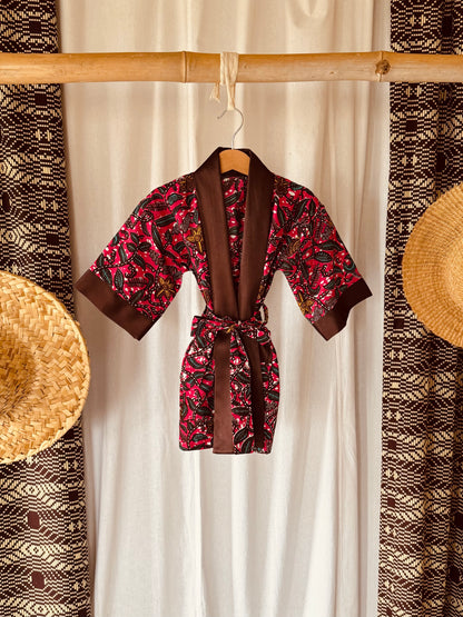 Kids - Afrikimo “Blooming Bliss II ”- Brown Satin