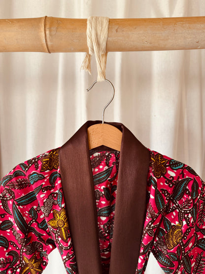 Kids - Afrikimo “Blooming Bliss II ”- Brown Satin