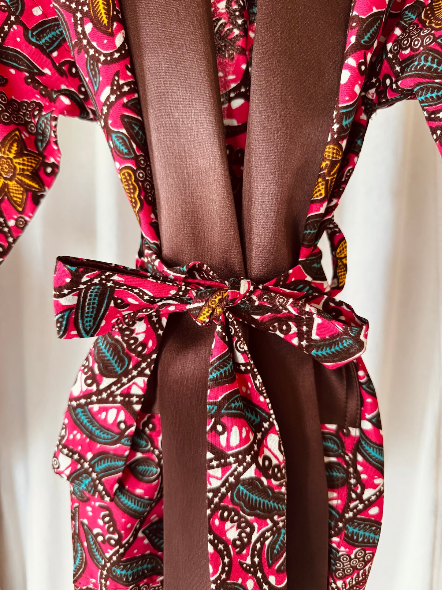Kids - Afrikimo “Blooming Bliss II ”- Brown Satin