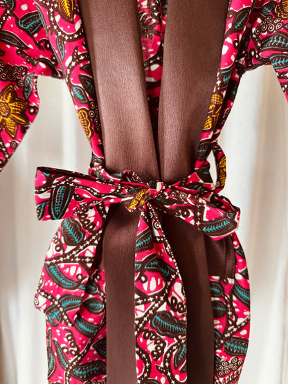 Kids - Afrikimo “Blooming Bliss II ”- Brown Satin