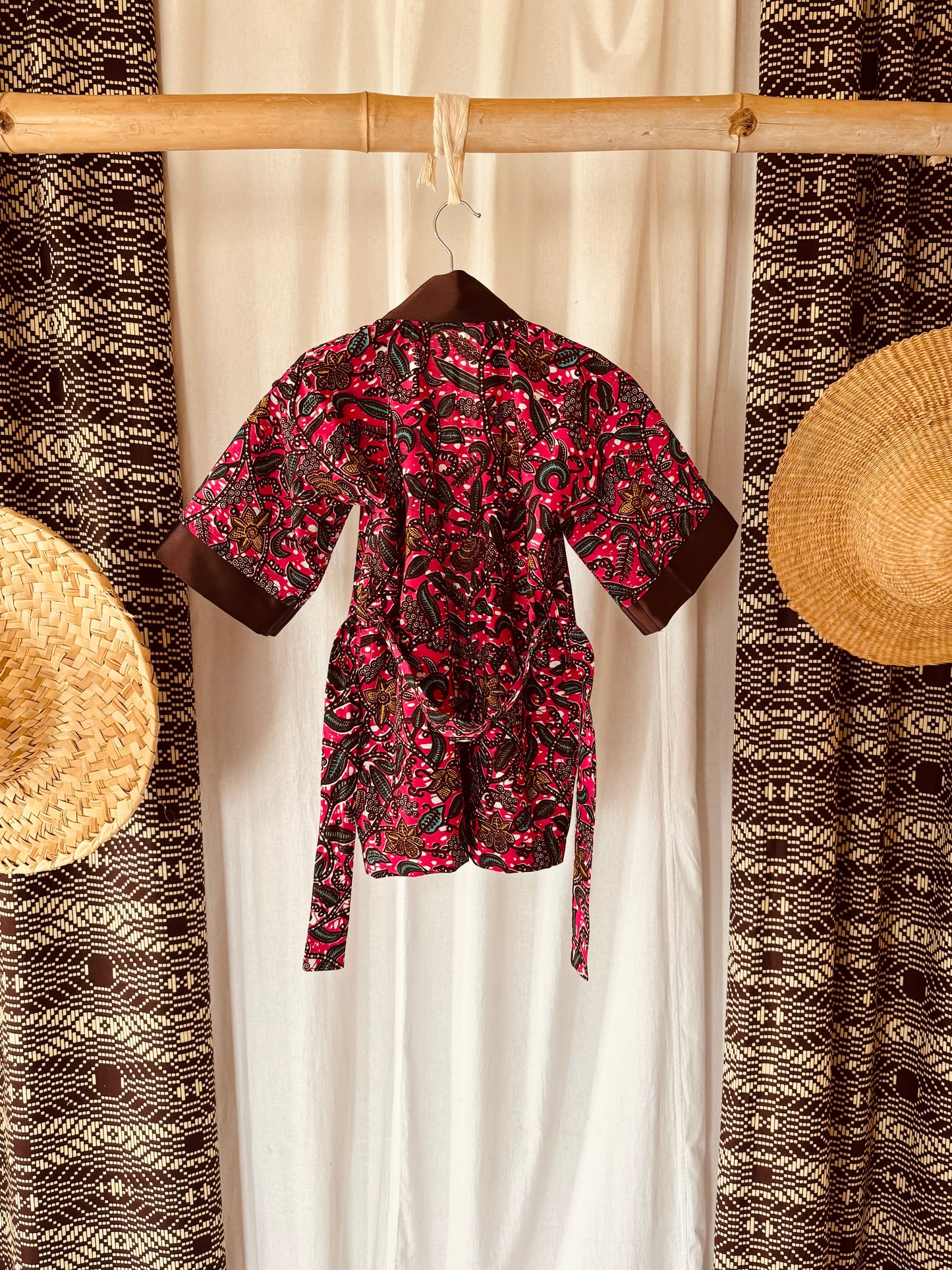 Kids - Afrikimo “Blooming Bliss II ”- Brown Satin