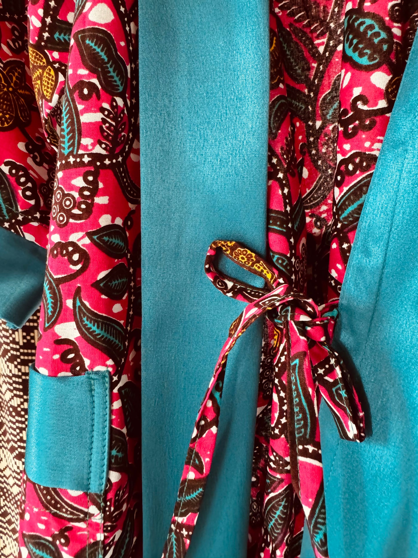 Kids - Afrikimo “Blooming Bliss II ”- Teal Satin