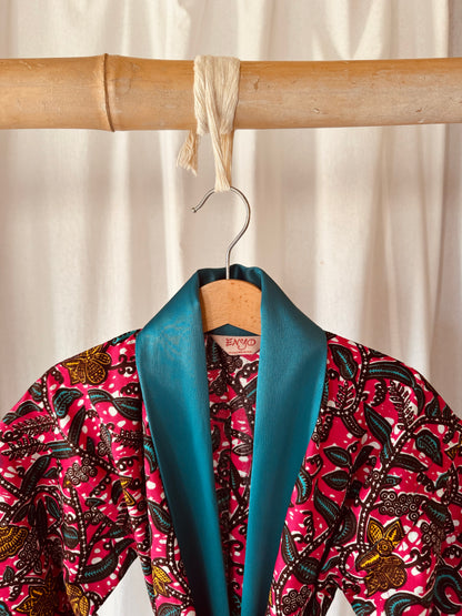 Kids - Afrikimo “Blooming Bliss II ”- Teal Satin