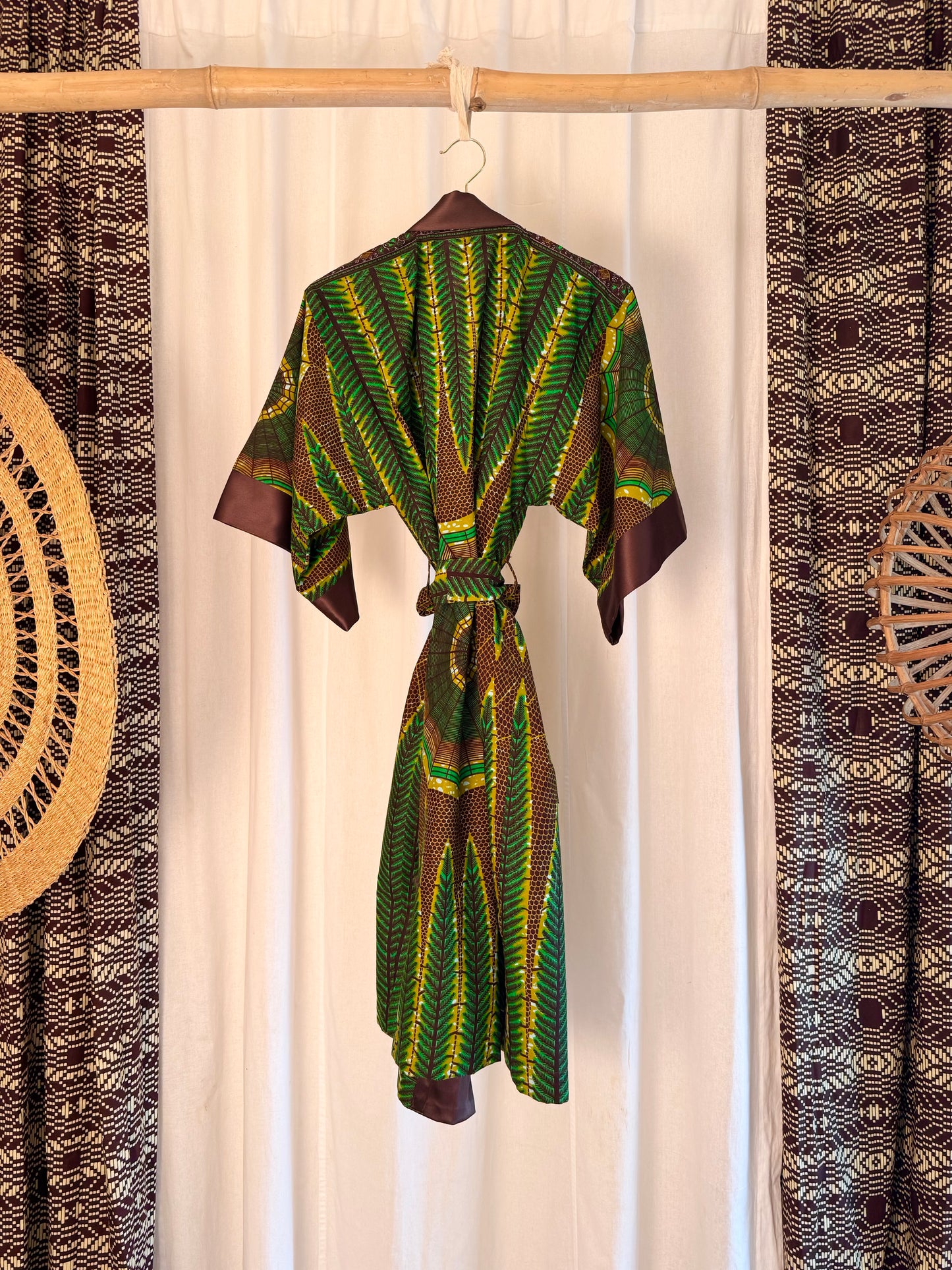 Afrikimo "Ananse" - Deep Brown Satin