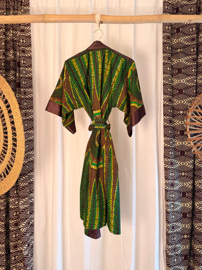 Afrikimo "Ananse" - Deep Brown Satin