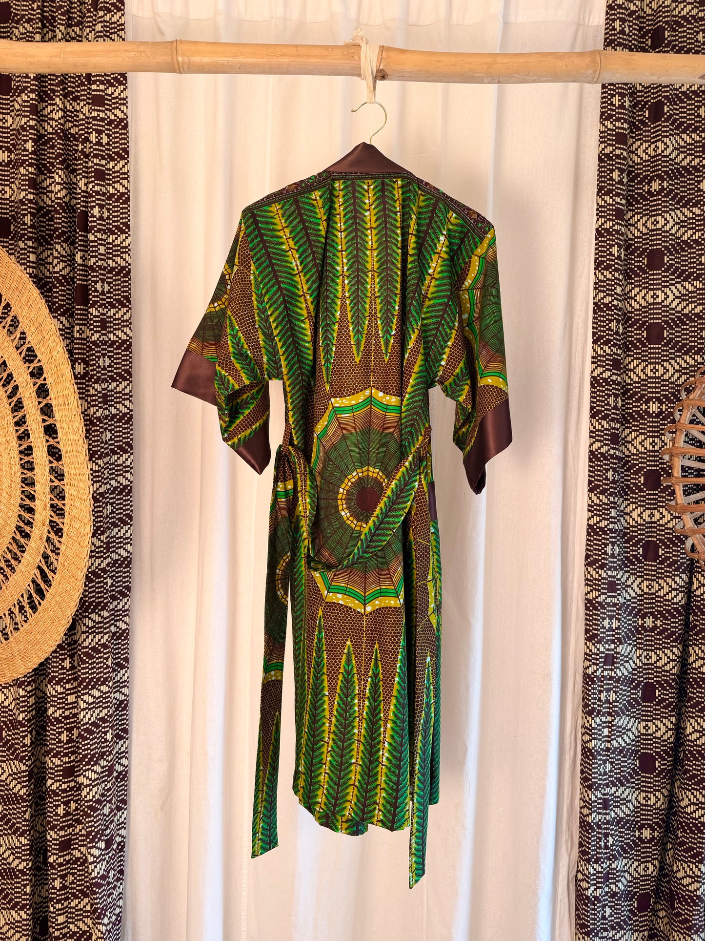 Afrikimo "Ananse" - Deep Brown Satin
